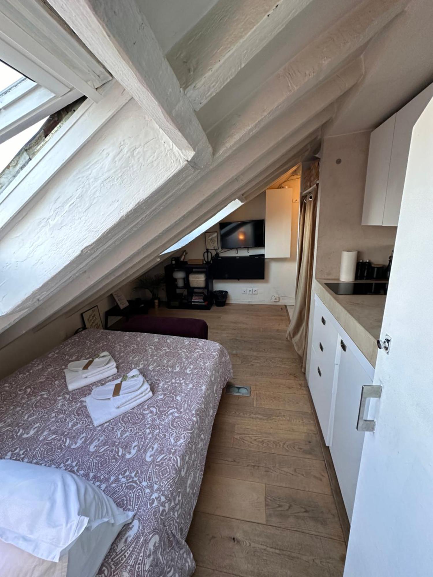 Appartement Marais Rooftop Studio - Metro Filles Du Calvaire à Paris Extérieur photo