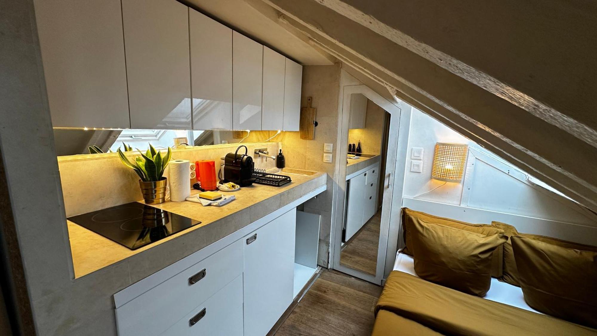 Appartement Marais Rooftop Studio - Metro Filles Du Calvaire à Paris Extérieur photo